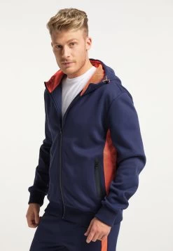 Sudadera Con Cremallera - Marine Orange