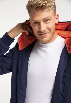 Sudadera Con Cremallera - Marine Orange -Mo 24c13b8e5d3e47578a6fb0d08d796000