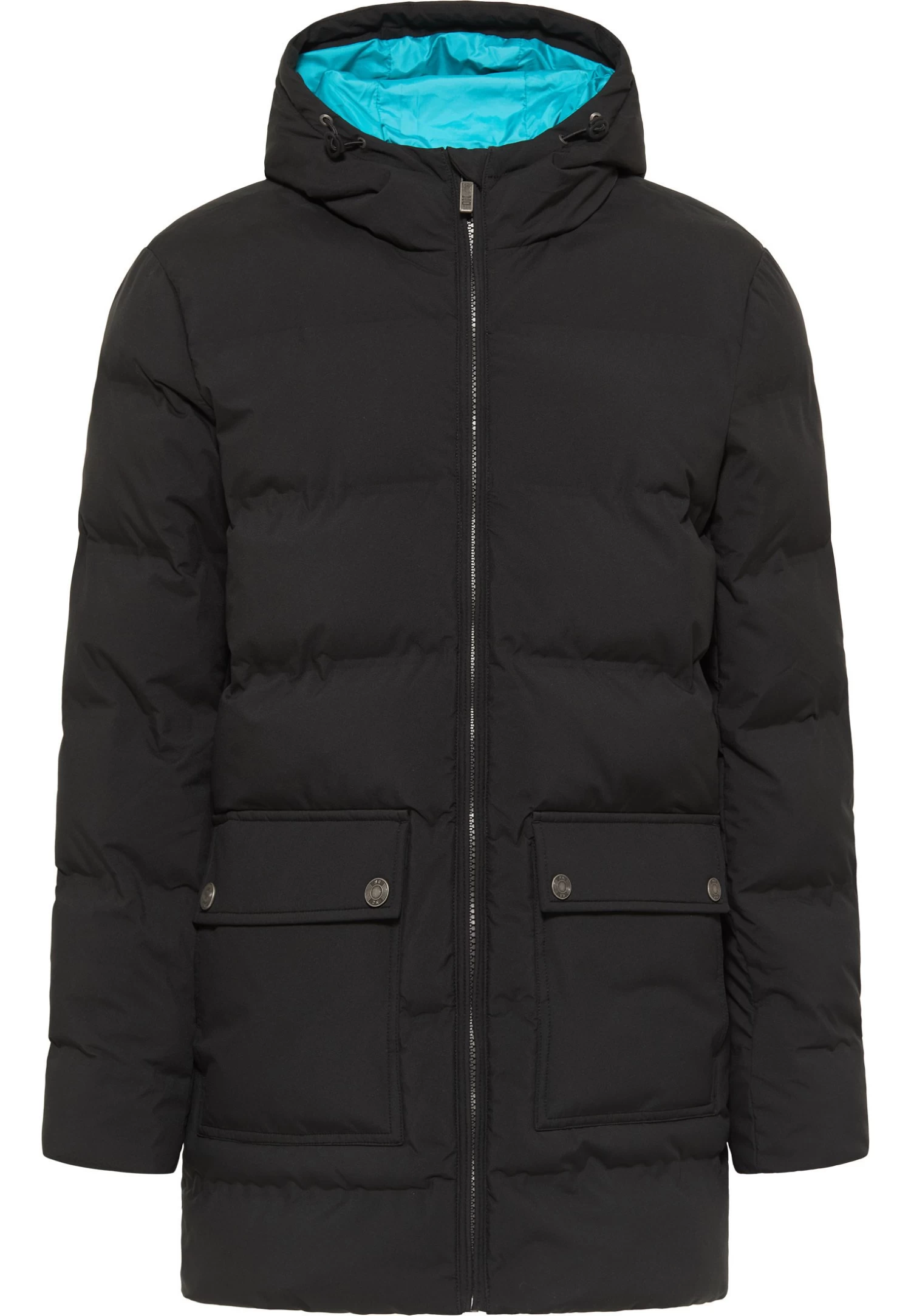 Mo Mimo - Abrigo De Invierno - Schwarz Türkis 7 Mo Mimo - Abrigo De Invierno - Schwarz Türkis - Imagen 5