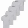5 Pack Reiswood - Camiseta Básica - Light Grey 1 5 Pack Reiswood - Camiseta Básica - Light Grey -Mo 66ba6eb81f7142cb8c6ccc9024d7dbfa