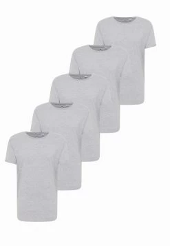 5 Pack Reiswood - Camiseta Básica - Light Grey