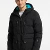 Mo Mimo - Chaqueta De Invierno - Schwarz Türkis -Mo 7a6db35500d948f78d285c942bcdb8dd