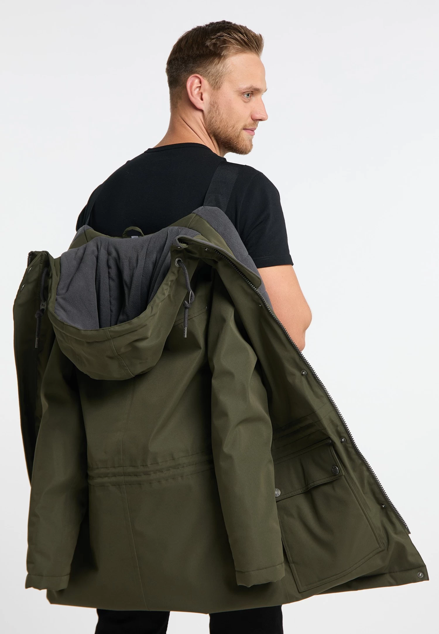 Mimo - Abrigo De Invierno - Dunkeloliv 6 Mimo - Abrigo De Invierno - Dunkeloliv - Imagen 4