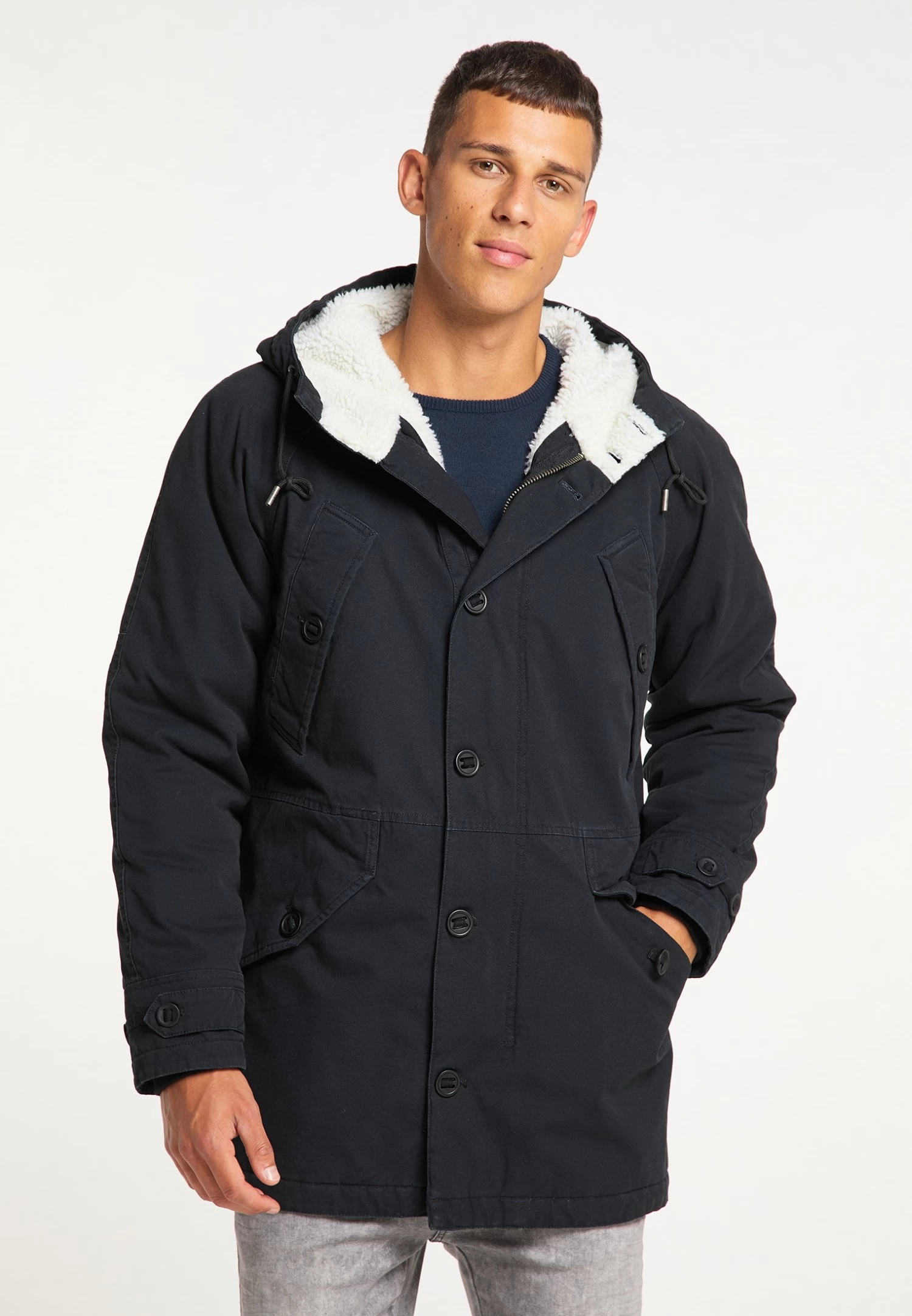 Mo Mimo - Chaqueta De Invierno - Schwarz 3 Mo Mimo - Chaqueta De Invierno - Schwarz