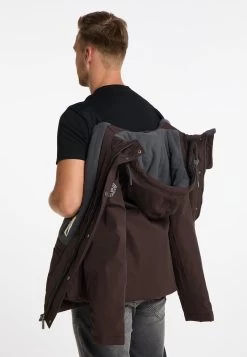 Mimo - Chaqueta De Invierno - Dunkelbraun -Mo e338370e6b3144c994866262a99a1333