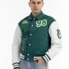 College - Chaqueta De Cuero Sintético - Grün -Mo ed099d10dc764ac9a878ea9ef20ba883